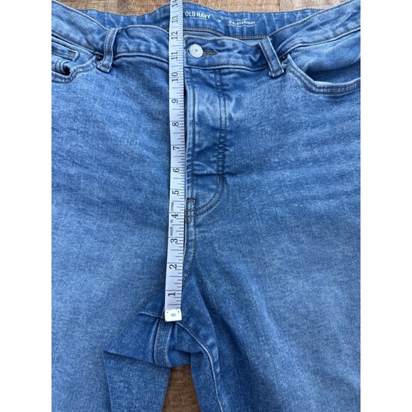 Old Navy Women's High Rise OG Straight Jeans Secret Smooth Extra Stretch Pockets - Picture 9 of 10